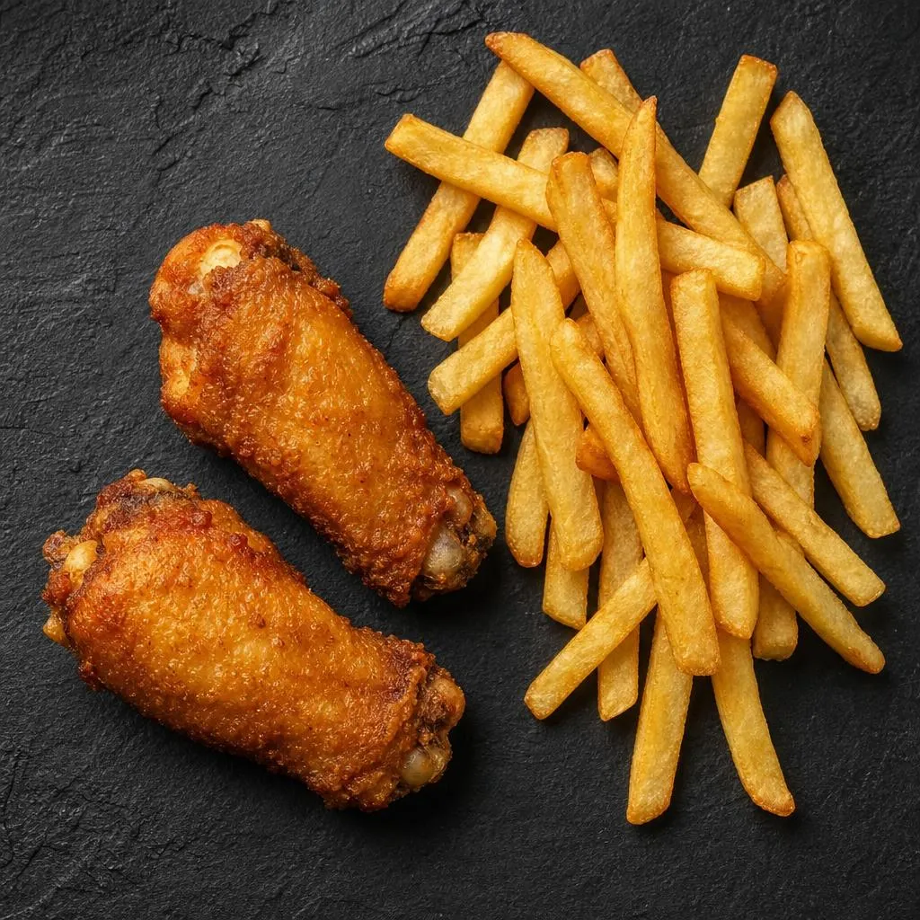 2 Wings + Chips
